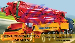HARGA SEWA POMPA BETON JAKARTA | SEWA CONCRETE PUMP